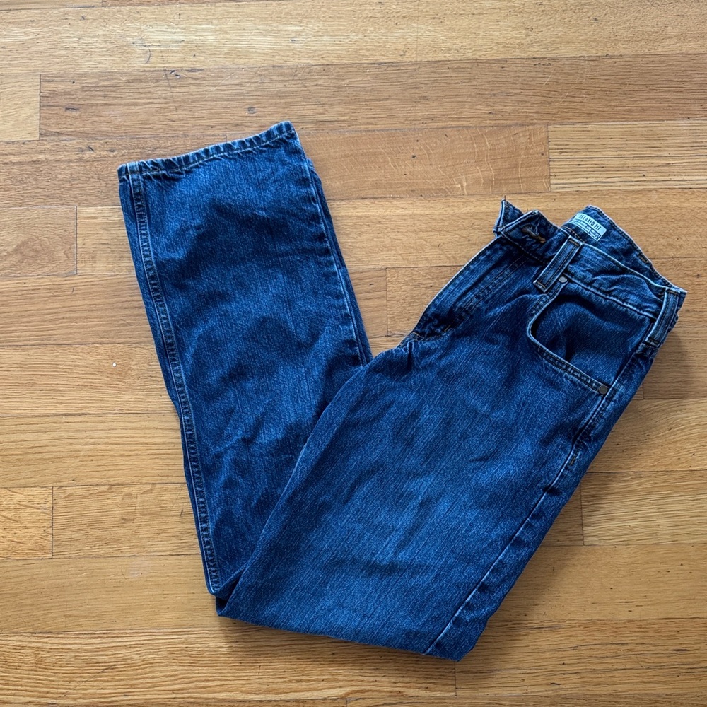Carhartt Men's Deep Blue Straight Jeans